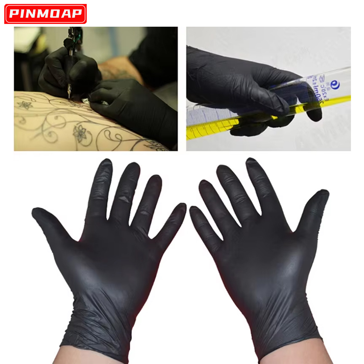 Disposable Gloves Nitrile - 10/50 pezzi monouso guanti in nitrile