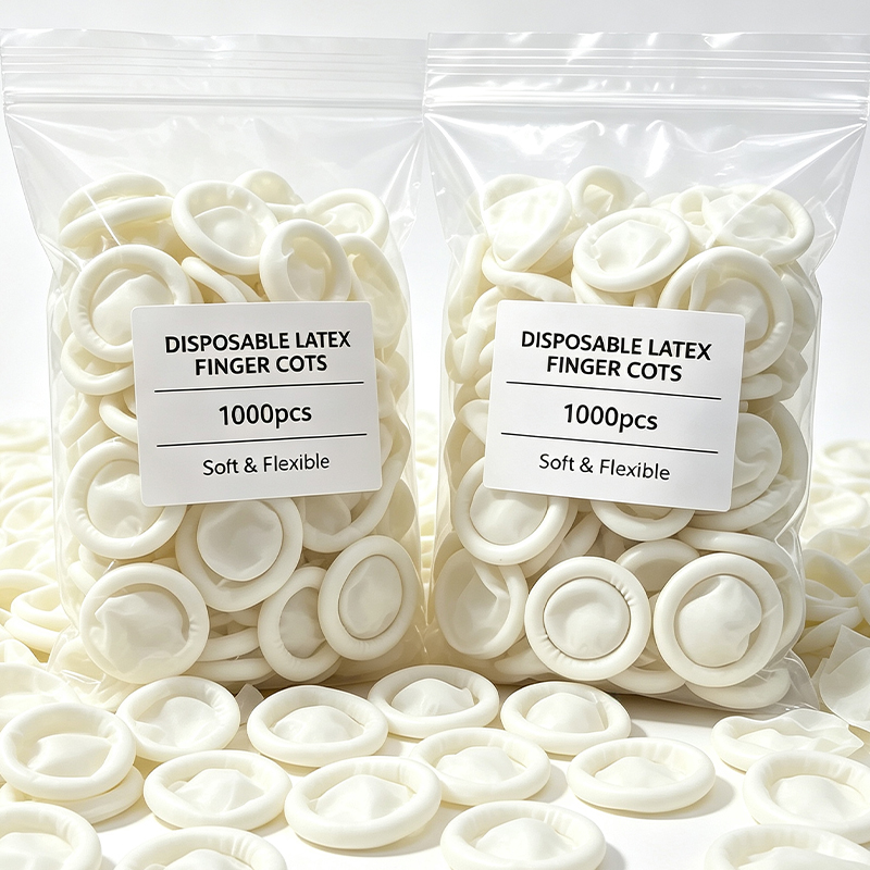 Disposable Gloves Nitrile - 100-1000 Pezzi Guanti Monouso Bianchi Antipolvere