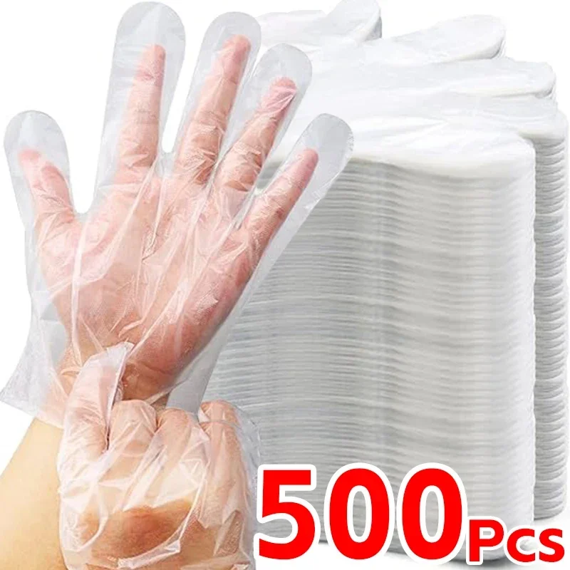 Disposable Gloves Nitrile - Guanti monouso trasparenti Guanti impermeabili in