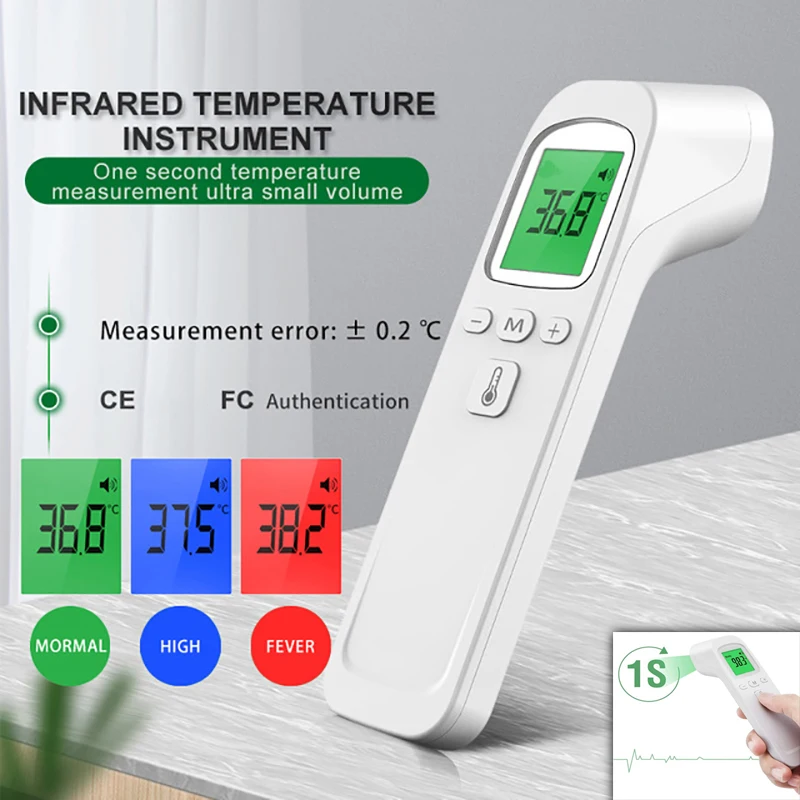 Digital Thermometer Infrared - AiQUE Termometro a infrarossi LCD digitale