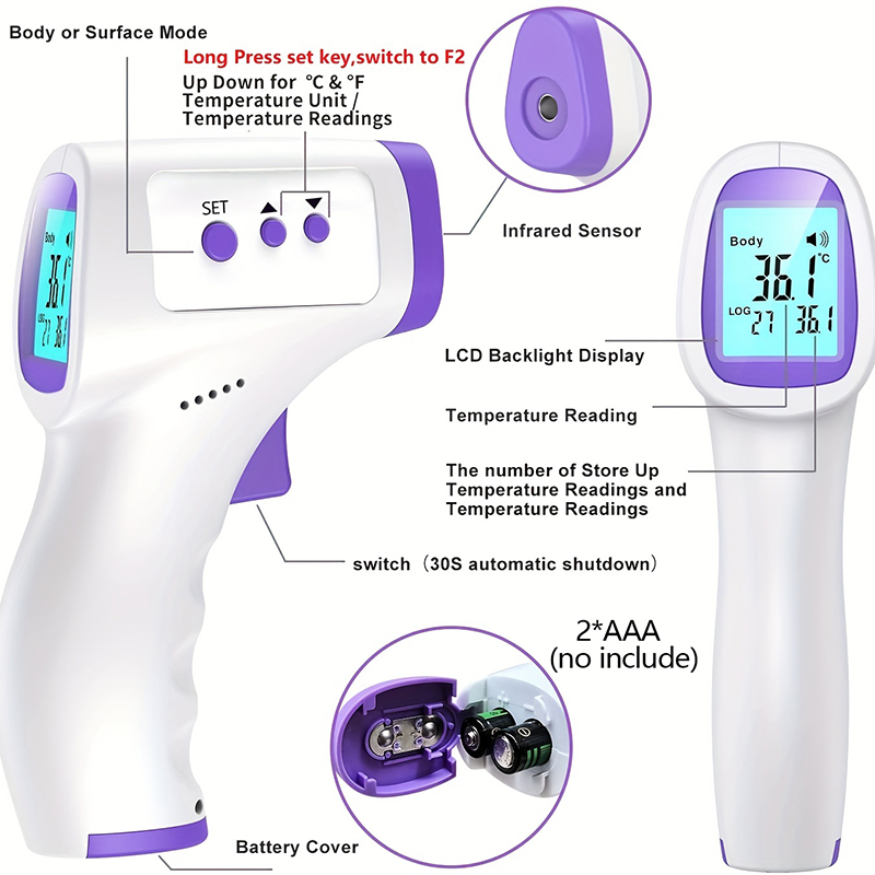 Termometro frontale a infraros - Digital Thermometer Infrared recensione e prezzo