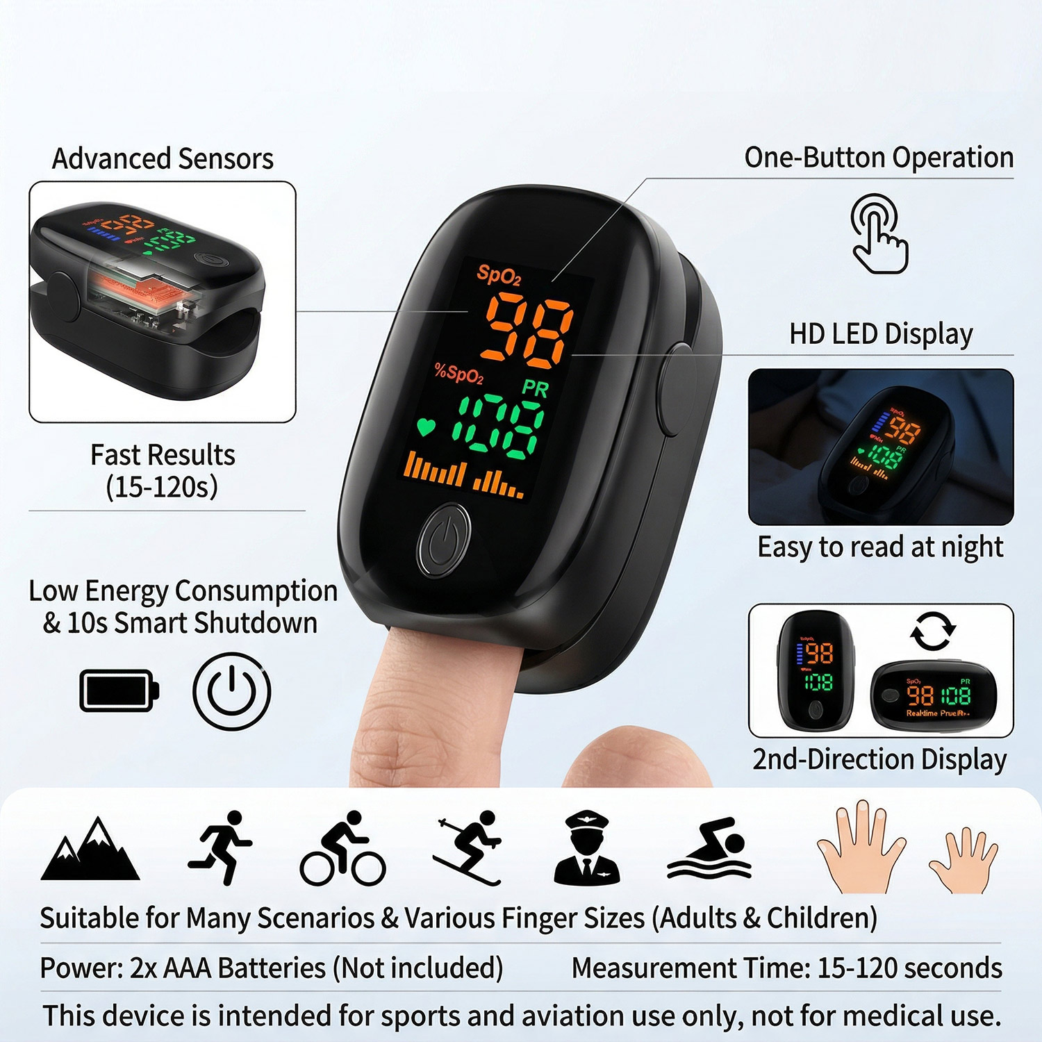 Termometro frontale a infraros - Pulse Oximeter recensione e prezzo