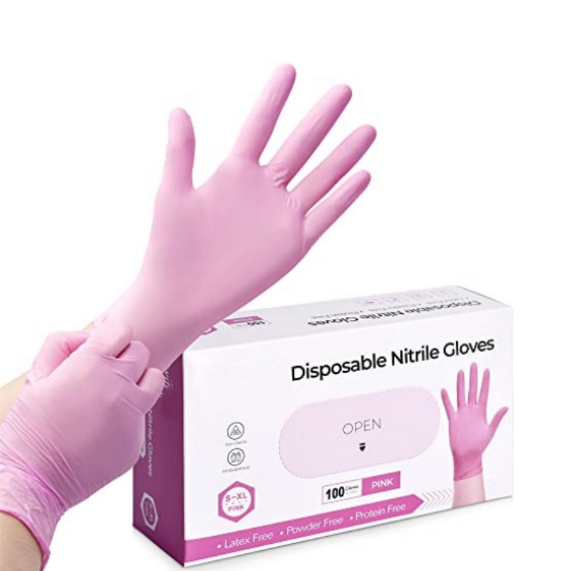Guanti Monouso in Nitrile Rosa - Disposable Gloves Nitrile recensione e prezzo