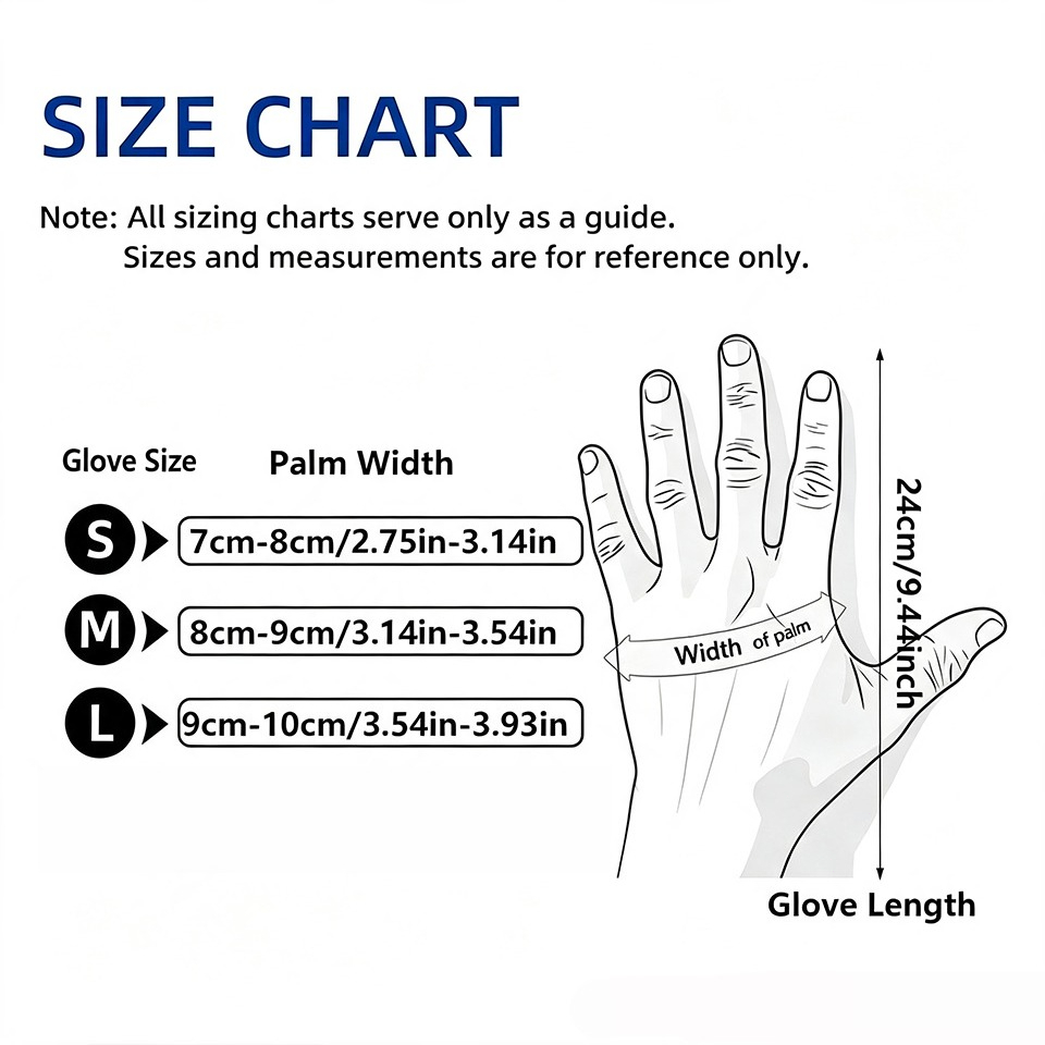 50/100 Pezzi Guanti Monouso in - Disposable Gloves Nitrile recensione e prezzo