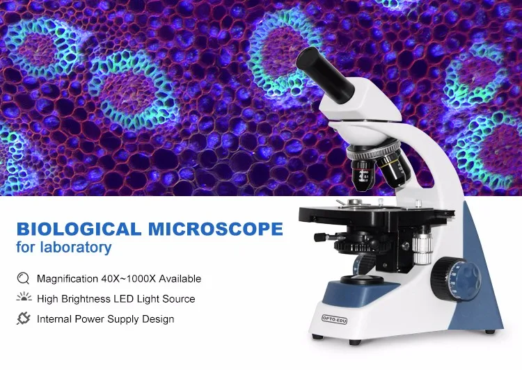 OPTO-EDU A12.1303-B 40x~1000x  - Medical Lab Microscope recensione e prezzo