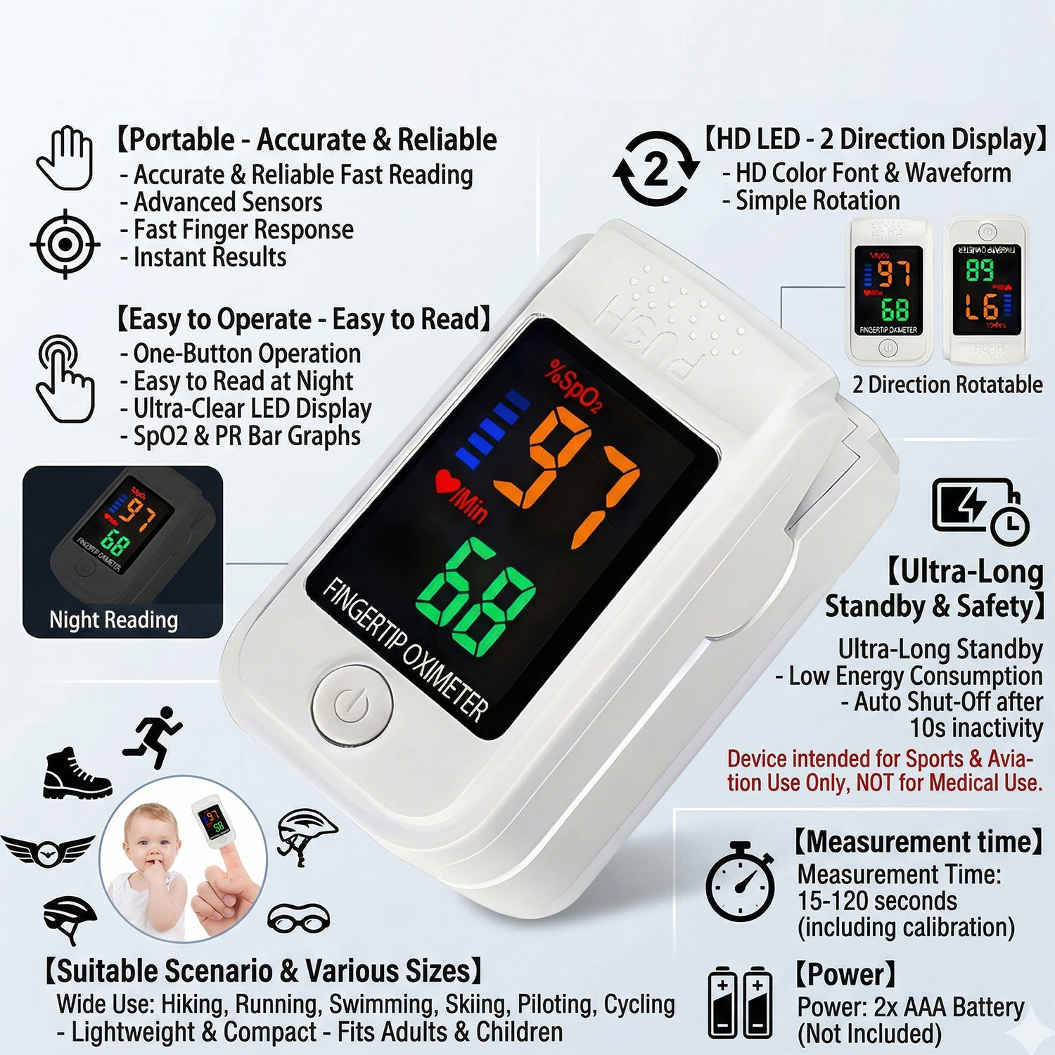 Termometro elettronico a infra - Pulse Oximeter recensione e prezzo
