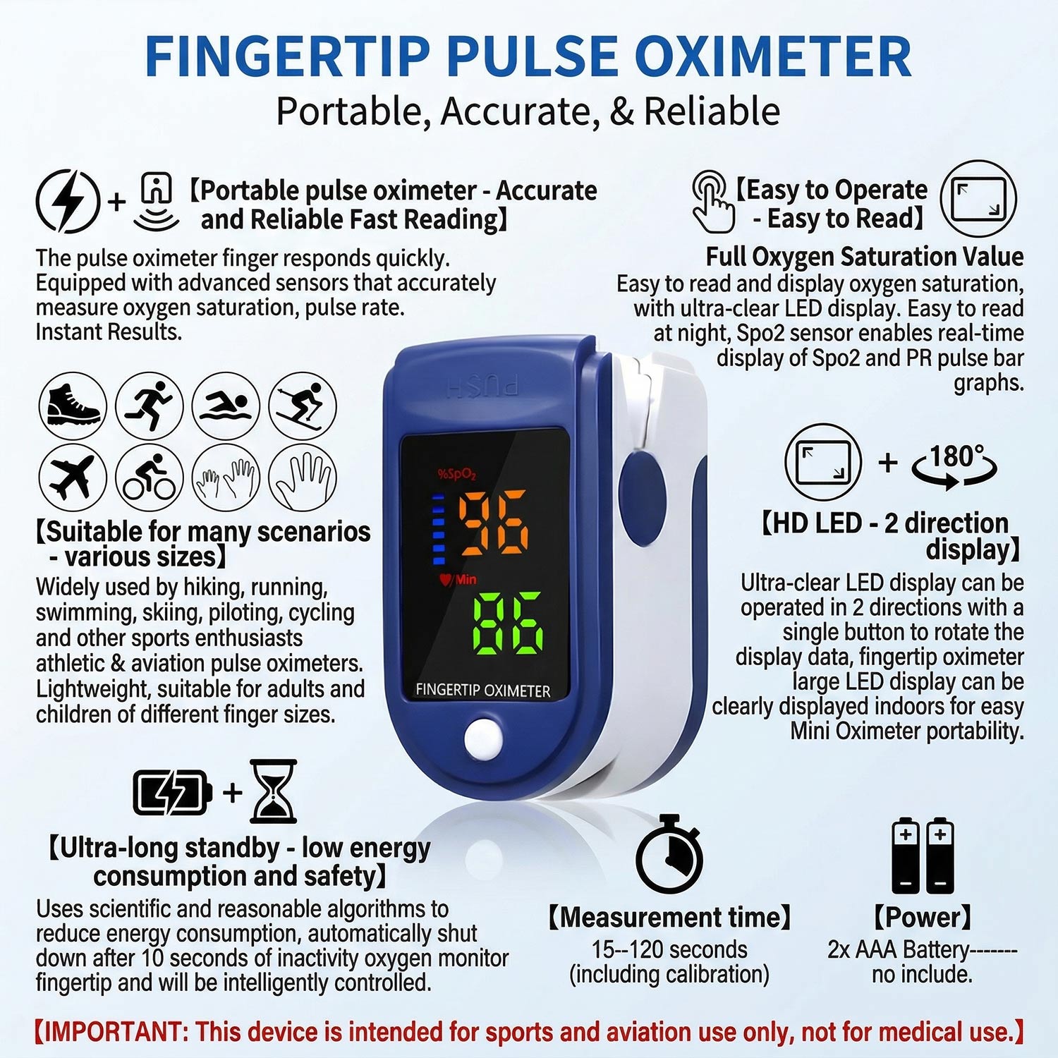 Termometro frontale medico, pu - Pulse Oximeter recensione e prezzo