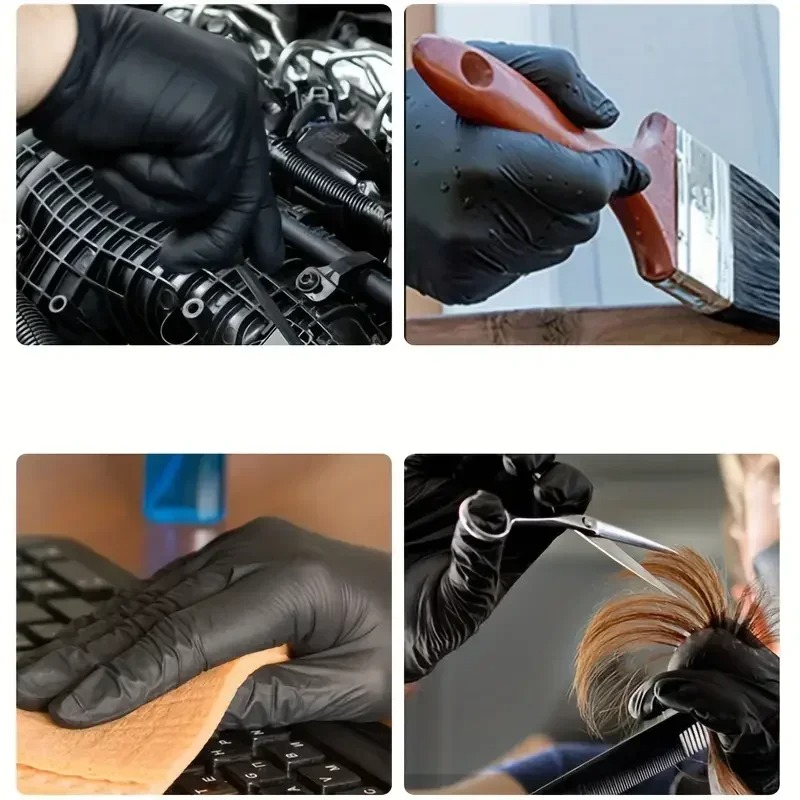 1/100 Pezzi Guanti Monouso Ner - Disposable Gloves Nitrile recensione e prezzo